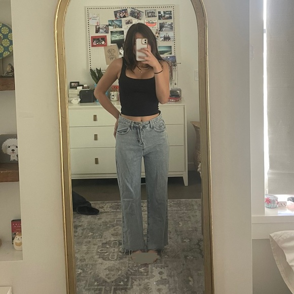 **SOLD**Princess Polly Kalinda Denim Jeans Size US 4 - Picture 3 of 3